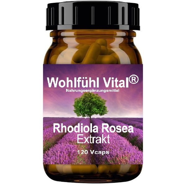 Rhodiola Rosea, 120 Kapseln, von Wohlfühl Vital