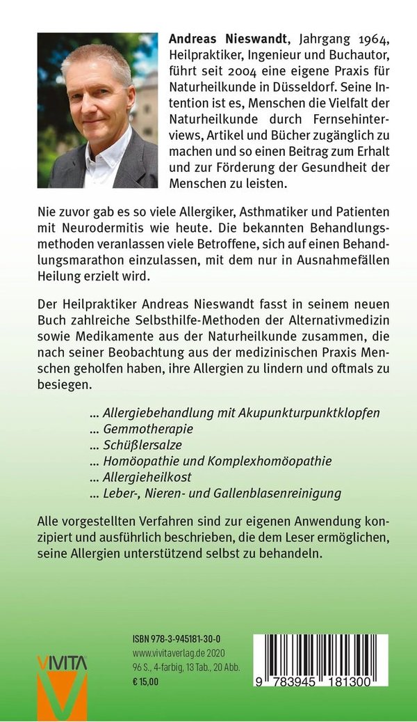 Heile dich, Allergien, Buch, Andreas Nieswandt